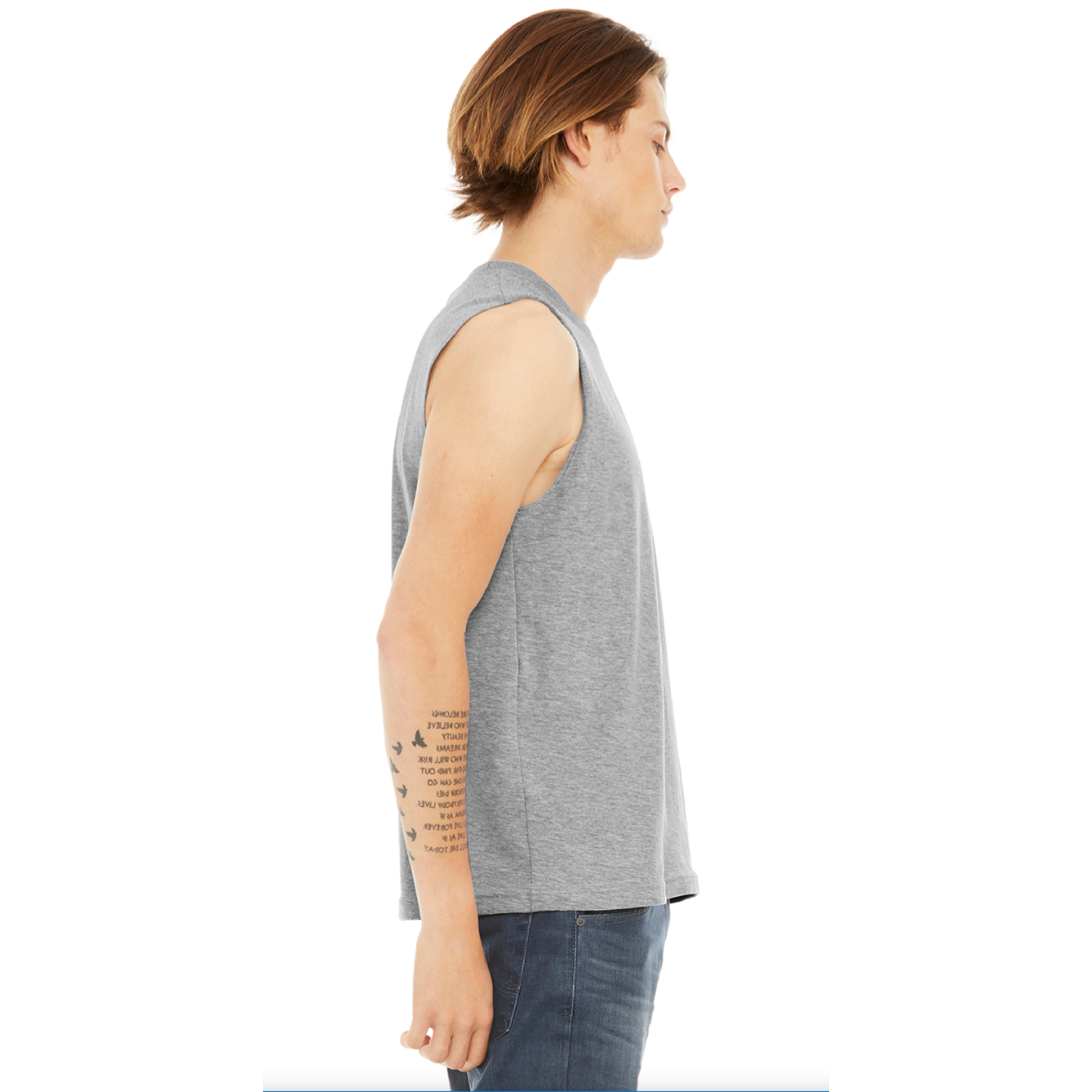 Bella + Canvas Muscle Tank - Athletic Gray