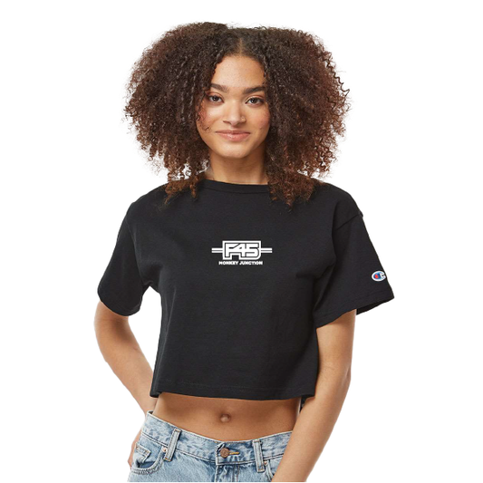 Champion Women's Heritage Jersey Crop T-Shirt - Black