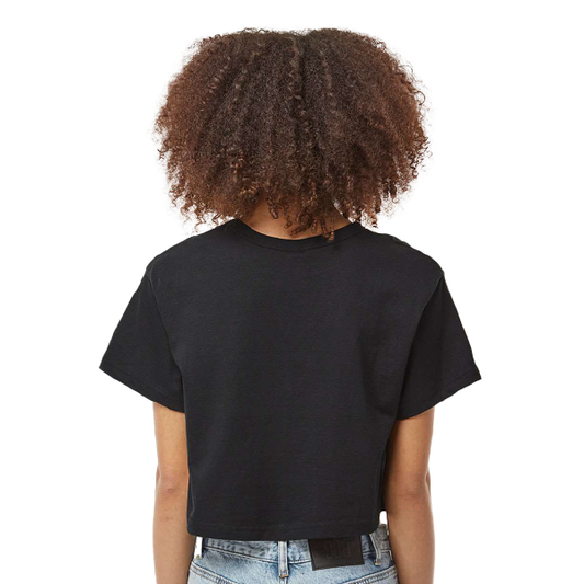 Champion Women's Heritage Jersey Crop T-Shirt - Black