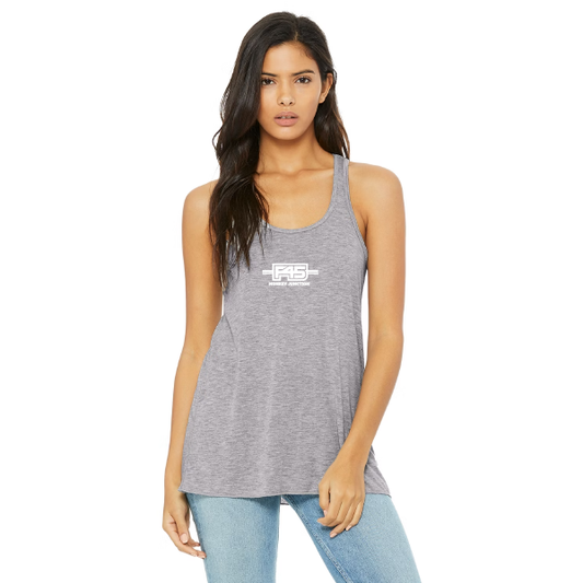 Women's Flowy Racerback Tank - Athletic Heather