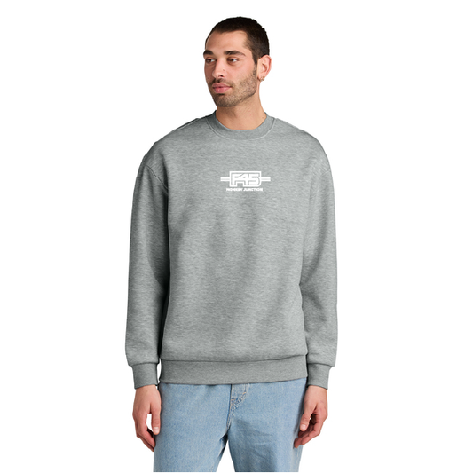District® V.I.T.™ Heavyweight Fleece Crew - Light Heather Grey